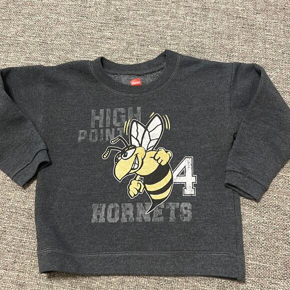 High point university hornets gray crewneck sweatshirt size 4T - Picture 2 of 6